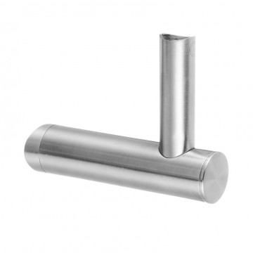 Handrailingsteun verstelbaar, voor buis 42,4 en 48,3 mm (maat D = 42,4 mm), model 0143, RVS-316