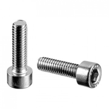 Cilinderschroef met binnenzeskant, M6 x 20 mm, A4-70, QS-53 RVS-316