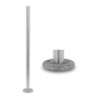 Baluster 42,4 mm x 2,0 mm 989 mm RVS-304 mat geslepen model 0921