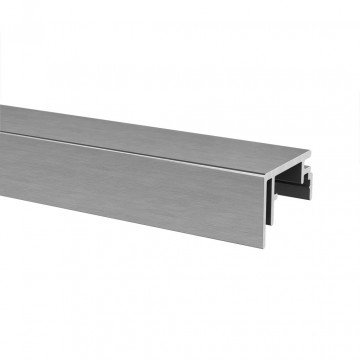 Aansluitprofiel topmontage lengte 5000 mm U-maat 3 mm model 6975 aluminium (onbewerkt)