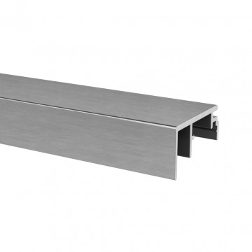 Aansluitprofiel topmontage lengte 5000 mm U-maat 10 mm model 6975 aluminium (onbewerkt)