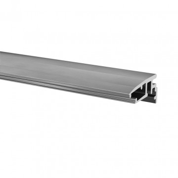 Aansluitprofiel Easy Glass Smart topmontage lengte 5000 mm model 6979 aluminium (onbewerkt)