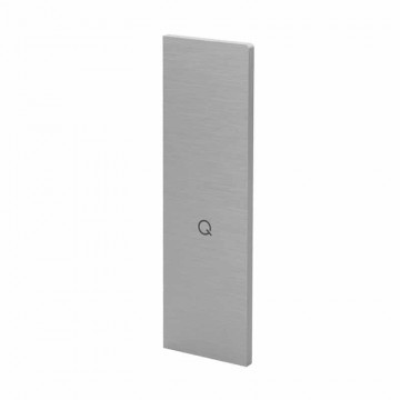 Eindkap Easy Glass Smart, 206,5 x 68 mm, model 8233, aluminium (onbewerkt)