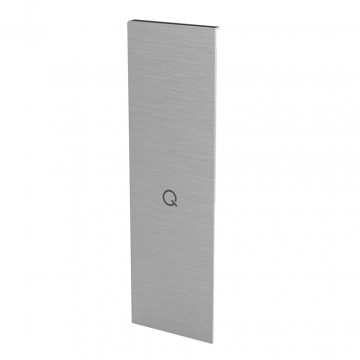 Eindkap Easy Glass Smart zijmontage rechts voor trapmontage 228 x 71 mm model 8233 aluminium (geanodiseerd)