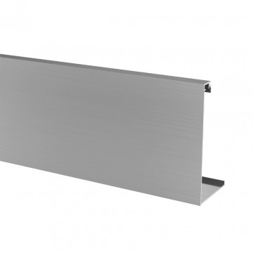 Afdekprofiel Easy Glass Strong zijmontage lengte 5000 mm model 8634 aluminium (geanodiseerd)