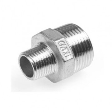 Verloopnippel BSP, 3/4 inch x 1/8 inch RVS-316 (A4)