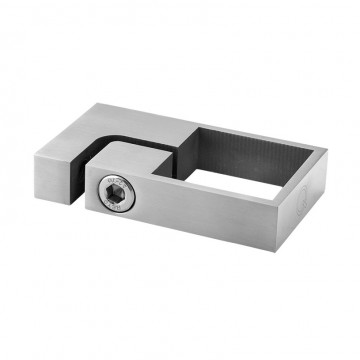 Buisklem koker 40 x 40 mm RVS-304 mat geslepen model 4507