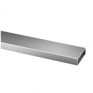 RVS koker 60 x 20 x 2,0 mm RVS-304 K320 geslepen