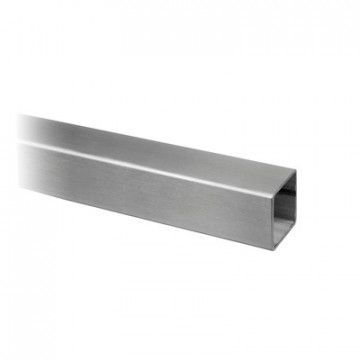 RVS koker 60 x 60 x 2,0 mm RVS-304 K320 geslepen