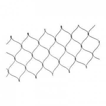 Easy Q-web kabelnet, maaswijdte 60 mm, hoogte 600 mm, lengte 5 m, model 7906, RVS-316