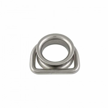 D-ring met zeiloog 66 x 57 mm RVS-316