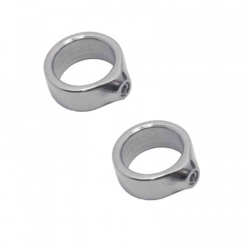 Ring voor buiskaprailhouder 22 mm RVS-316