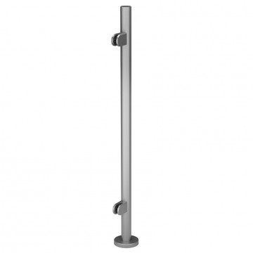 Baluster compleet 989 mm buis 42,4 x 2,0 mm RVS-316 mat geslepen