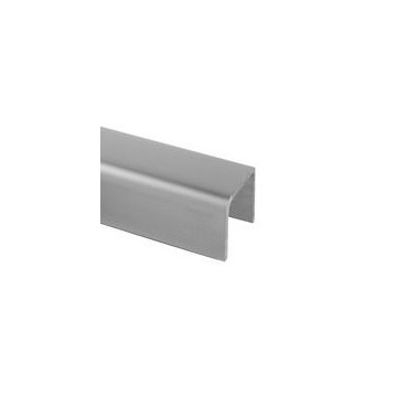 RVS U-profiel uit plaat geknipt/gezet 20 x 20 x 20 mm wanddikte 2 mm RVS-304 onbewerkt