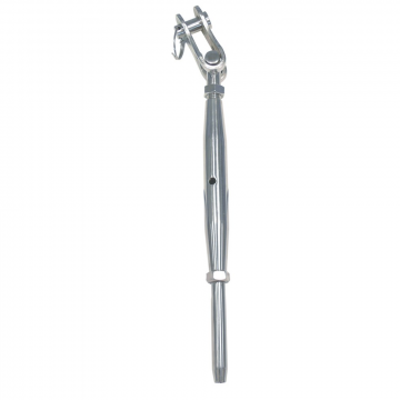 Wantspanner met toggle en draadterminal M12/6 mm RVS-316